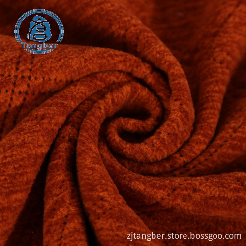 tricoté 100% polyester en gros tissu polaire velours soyeux